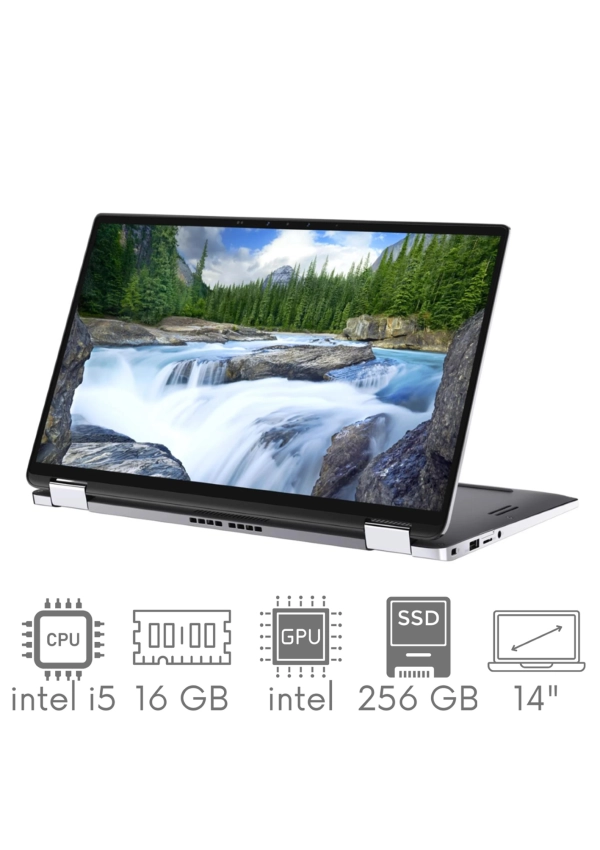 2w1 Dell Latitude 7400 i5-8365U 16GB 256SSD 14" FHD 1920x1080 WiFi BT Kam Win11Pro GW12mc