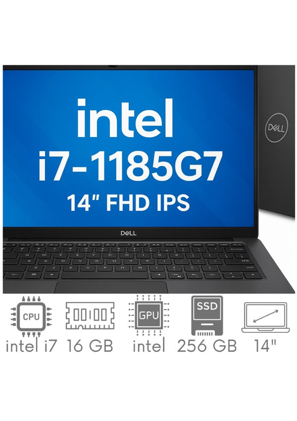 Dell Latitude 7420 i7-1165G7 16GB 256SSD 14" FHD 1920x1080 WiFi BT Kam Win11Pro GW12mc