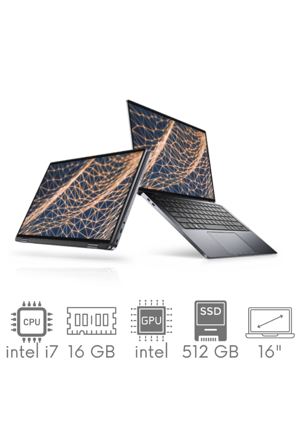 2w1 DELL Latitude 9330 i7-1260U 16GB 512GB SSD 13,3" QHD+ 2560x1600 Touch x360 WiFi BT Kam Win11Pro Gw12mc