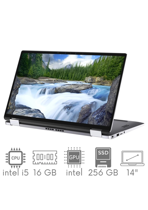 2w1 Dell Latitude 9410 i5-10310U 16GB 256SSD 14" FHD 1920x1080 x360 WiFi BT Kam Win11Pro GW12mc