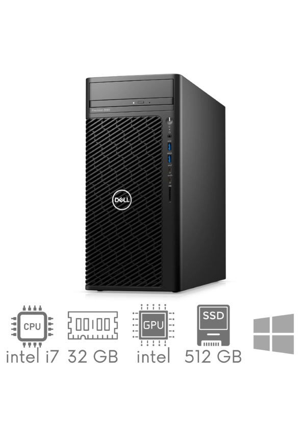 Komputer PC Stacja robocza Dell Precision 3660 MT i7-13700 32GB 512 SSD WIN11PRO GW12mc