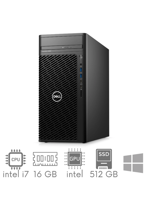 Komputer PC Stacja robocza Dell Precision 3660 MT i7-13700 16GB 512 SSD WIN11PRO GW12mc