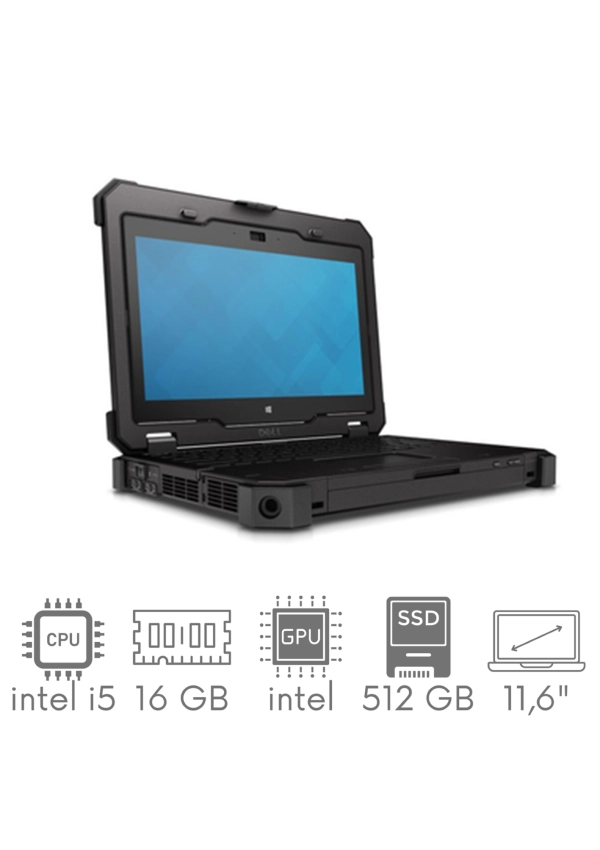 Pancerny DELL Latitude RUGGED 7214 i5-6300U 16GB 512SSD 11,6" FHD 1920x1080 WiFi Win10pro Gw12mc