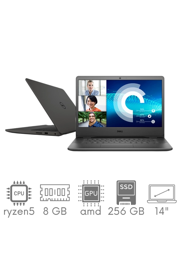 Dell Vostro 3405 Ryzen 5 3450U 8GB 256SSD 14" HD 1366x768 Kam WiFi BT Win10Pro Gw12mc