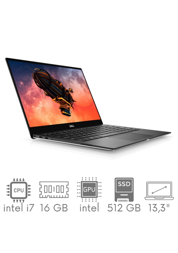 Dell XPS 7390 i7-10510U 16GB 512SSD 13,3" FHD 1920x1080 matt WiFi BT Kam Win10pl Gw12mc