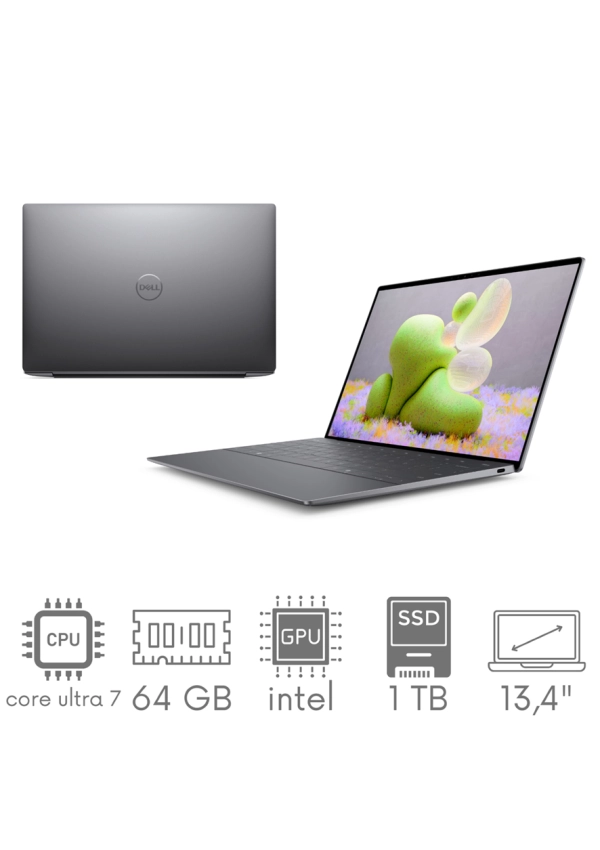 Dell XPS 13 9340 Ultra 7 155H 64GB 1TB SSD 13,4" 2,8K 2880x1800 OLED WiFi BT Kam Win11 PL Gw12mc