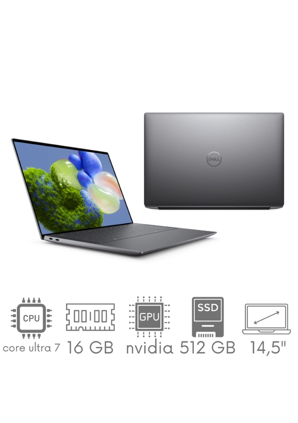 Dell XPS 14 9440 Ultra 7 155H 16GB 512 SSD 14,5" 3,2K 3200x2000 OLED 120Hz RTX4050 6GB WiFi BT Kam Win11 PL Gw12mc