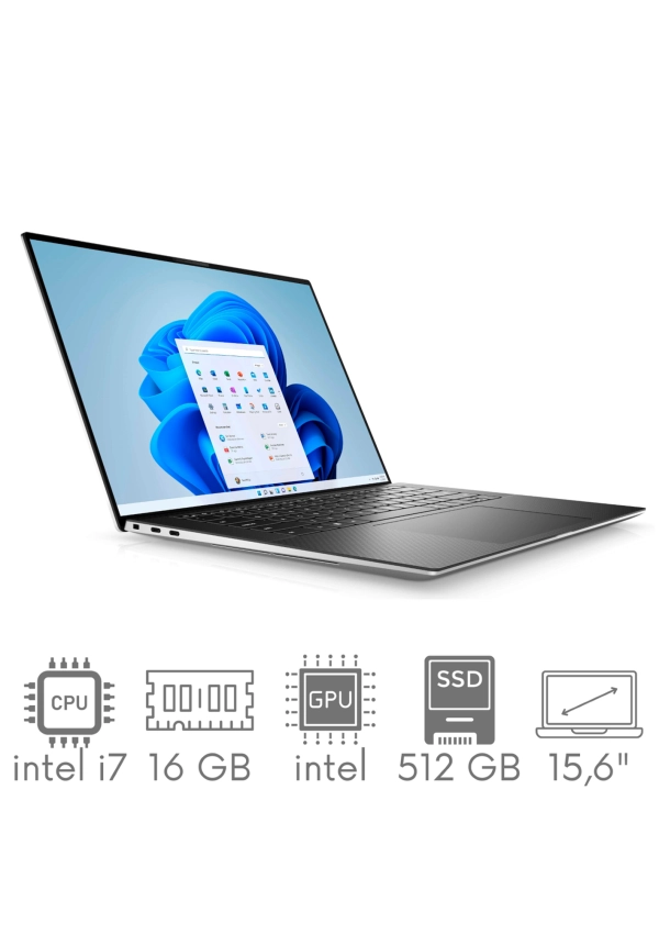 Ultrabook aluminiowy Dell XPS 9530 i7-13620H 16GB 512 SSD 15,6" FHD+ 1920x1200 Intel ARC A370M 4GB WiFi BT Kam Win11 Gw12mc
