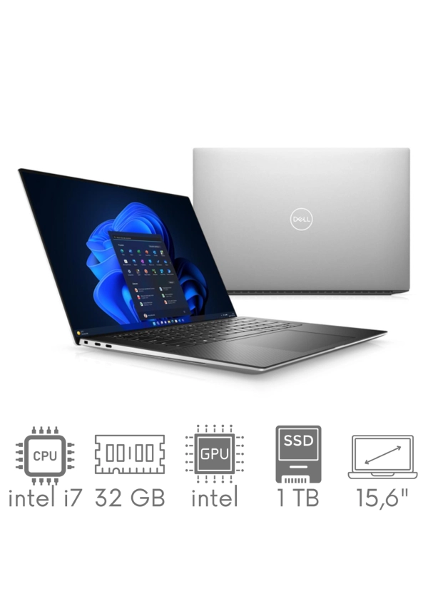 Ultrabook aluminiowy Dell XPS 9530 i7-13620H 32GB 1TB SSD 15,6" FHD+ 1920x1200 WiFi BT Kam Win11 Gw12mc