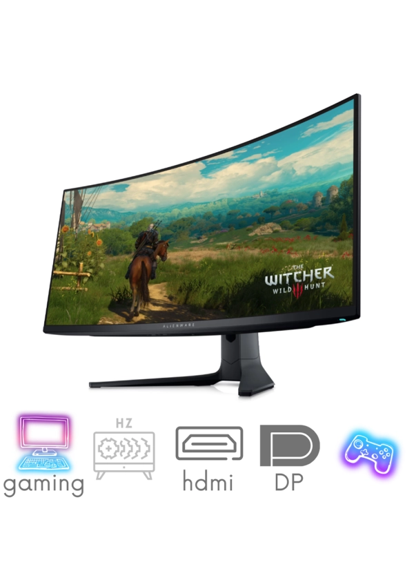 Alienware AW3423DWF - Zakrzywiony Gamingowy Monitor 34" OLED 3440x1440 21:9 165Hz 0,1ms