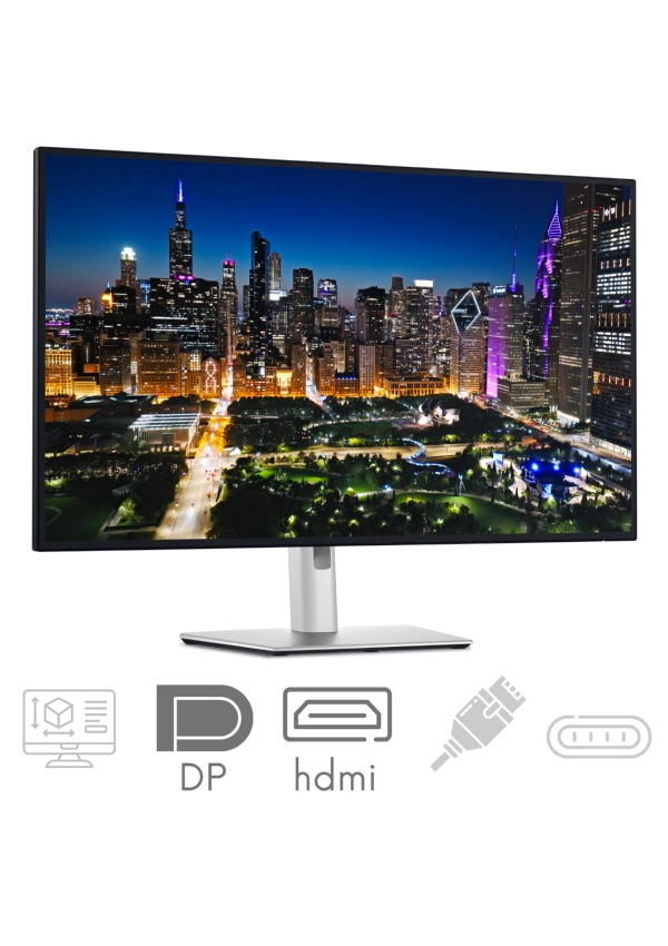 Dell UltraSharp 32 U3225QE - Monitor 32" 4K UHD 3840x2160 120 Hz 16:9 IPS Black USB-C RJ45 Thunderbolt 4