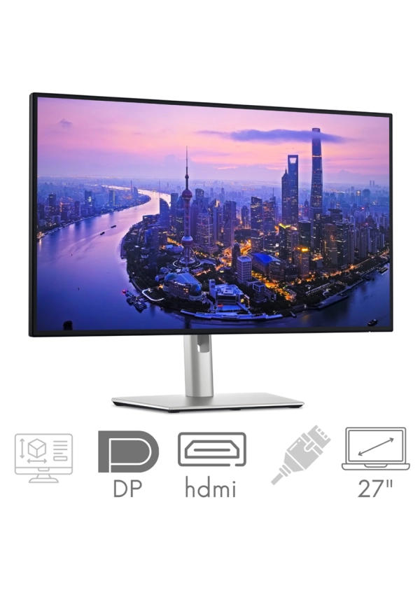 Dell UltraSharp 27 U2725QE - Monitor 27" 4K UHD 3840x2160 120 Hz 16:9 IPS Black USB-C RJ45 Thunderbolt 4