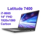 Dell Latitude 7400 i7-8665u 16GB 512SSD 14" FHD 1920x1080 matt WiFi BT Kam win10pro GW12mc