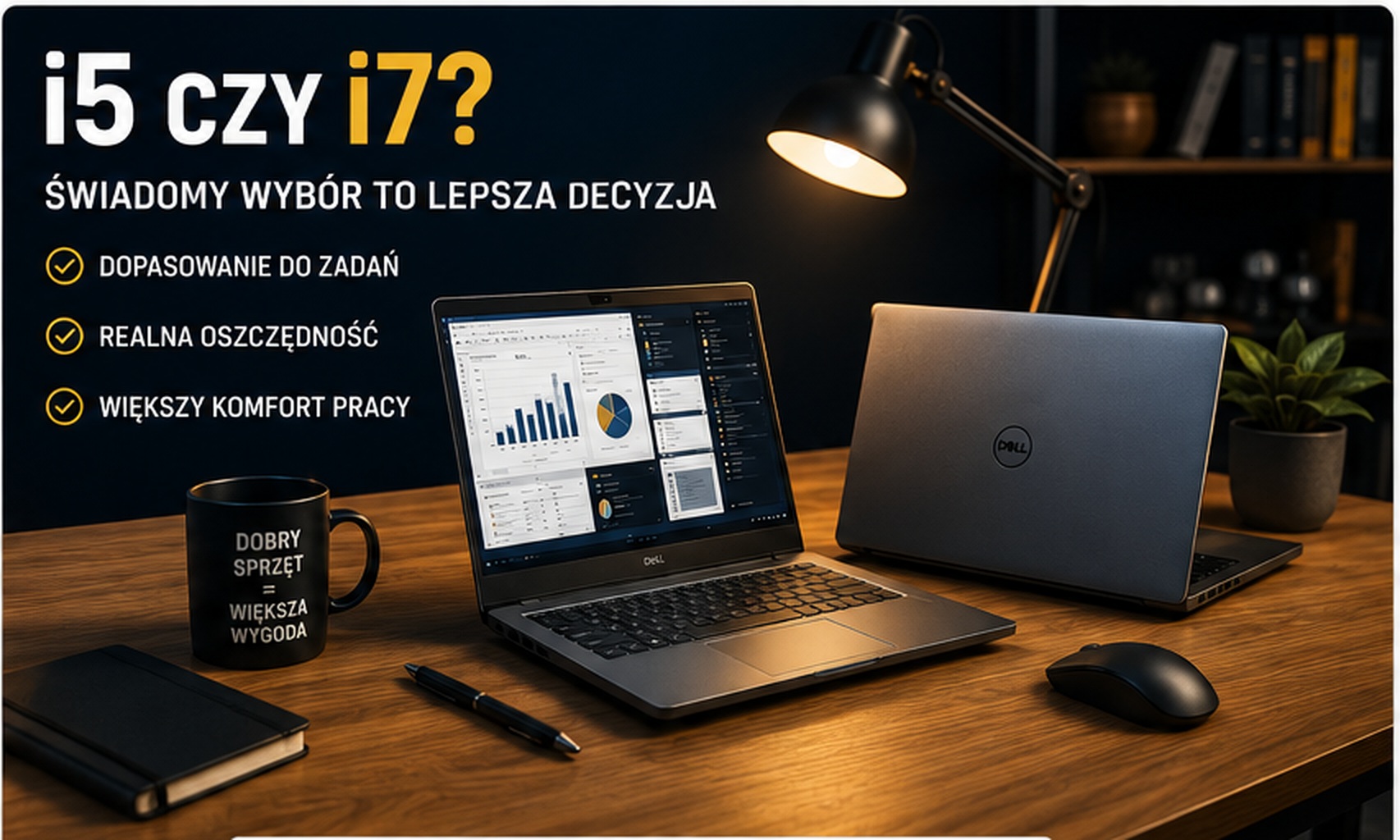 Laptop z i5 czy i7? Kiedy dopłata do i7 jest wyrzuceniem pieniędzy